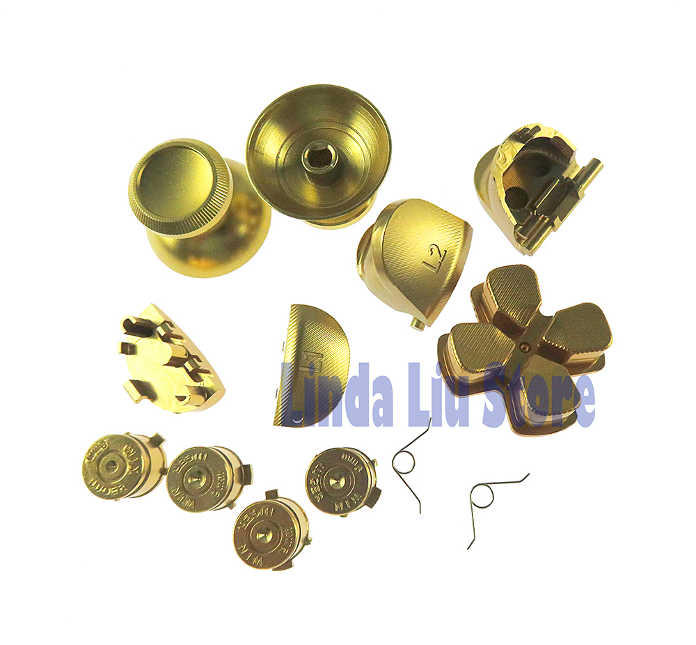 Gaming Console Tv - 1set Metal Aluminum Button L1 R1