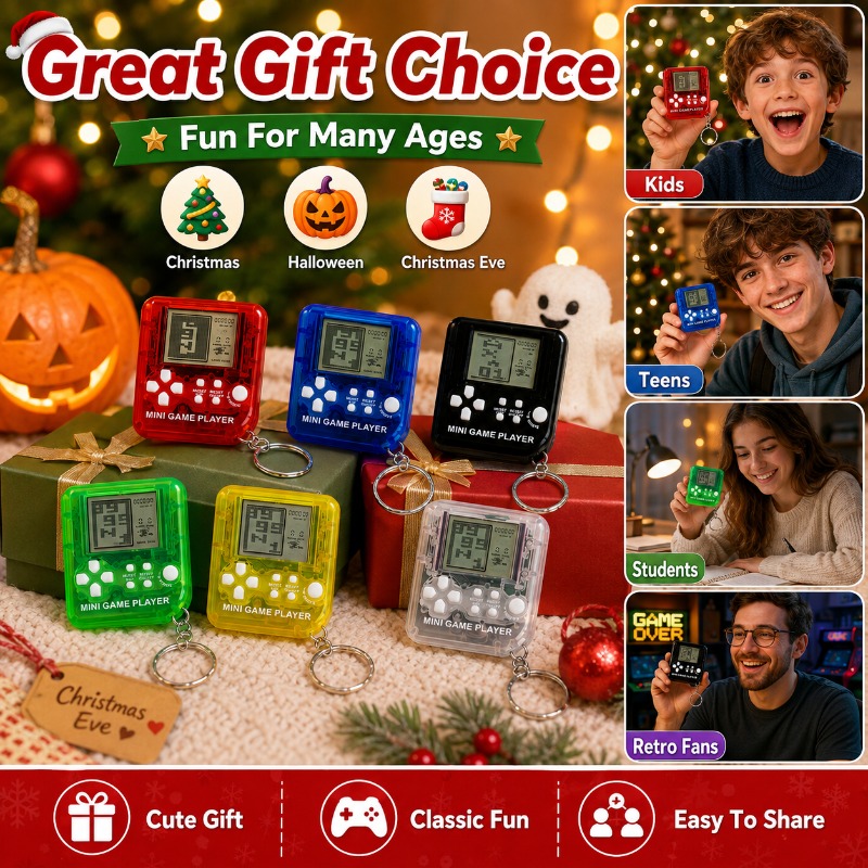 Mini Tetris Game Console Keych - đánh giá và giá Gaming Console Keychain
