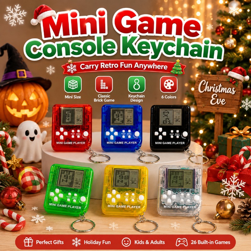 Mini Tetris Game Console Keych - đánh giá và giá Gaming Console Keychain