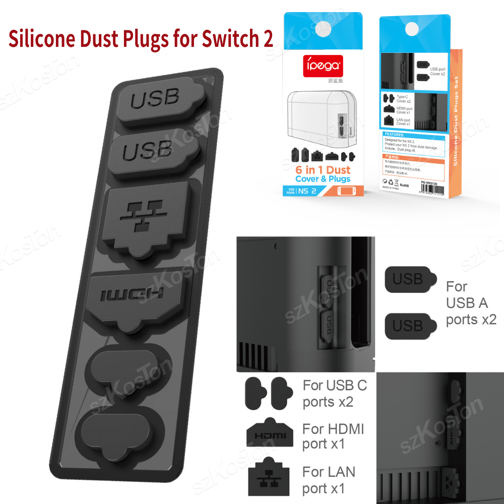 Silicone Dust Plugs Set for Sw - đánh giá và giá Gaming Console Buttons