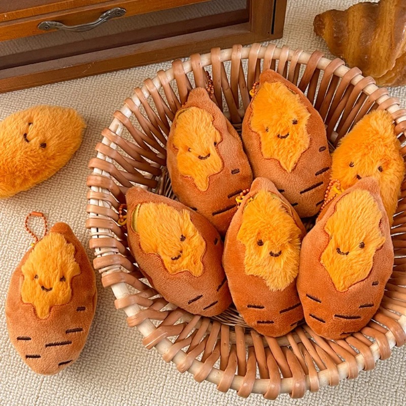 1-5PCs Cartoon Sweet Potato Ke - đánh giá và giá Gaming Console Keychain