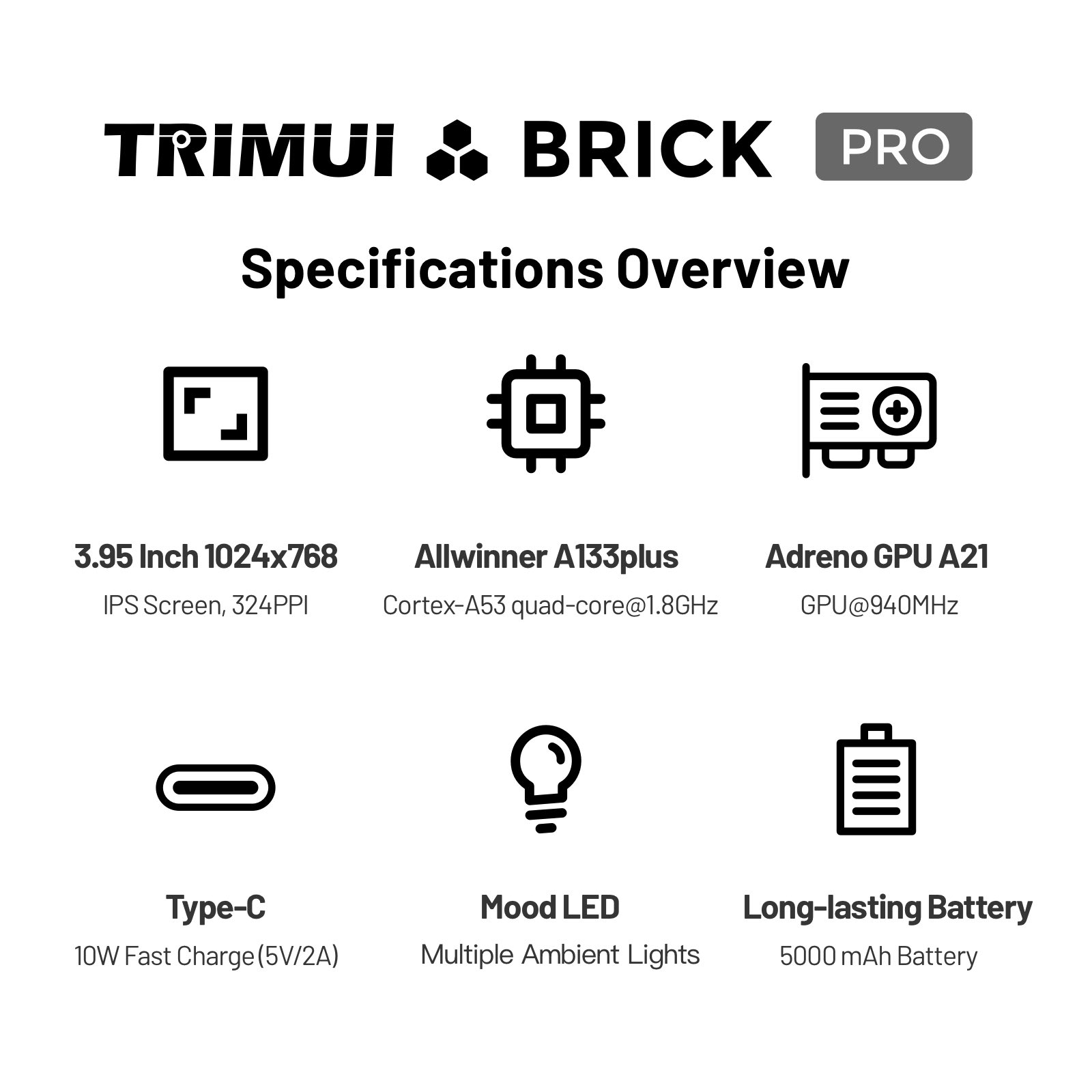 TRIMUI BRICK PRO Open Source L - đánh giá và giá Gaming Console Under 5000