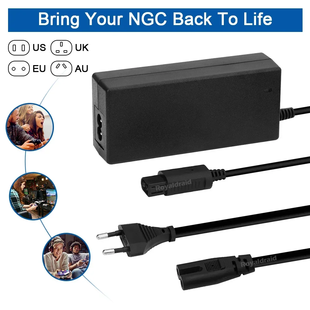 EU/US/UK/AU Plug AC Adapter Po - đánh giá và giá Gaming Console Buttons